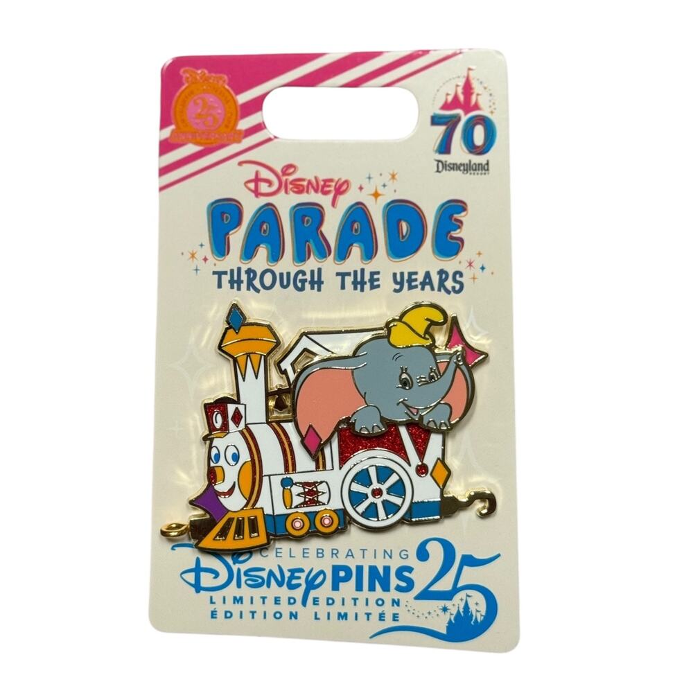 Disneyland Parade‎ Through the Years Dumbo's Circus LE Pin 2025 70th Anniversary